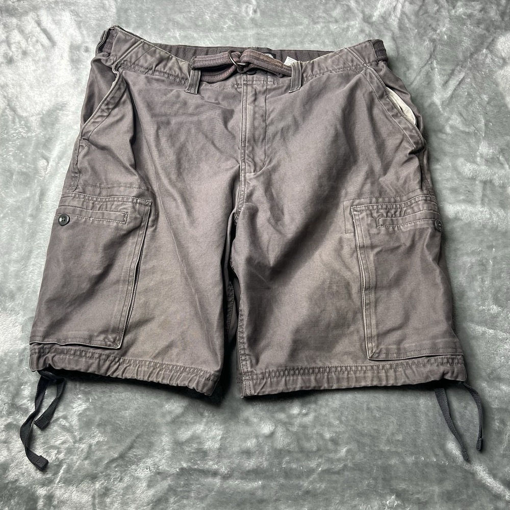 Counter Culture Shorts‎ Men Size 34 Brown Vintage Utility Cargo Skater Y2K Belt